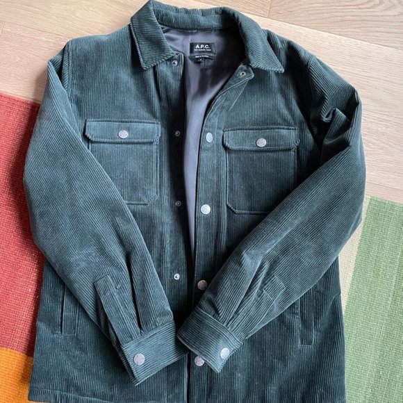 A.P.C. Cotton-Corduroy Overshirt - Picture 1 of 1